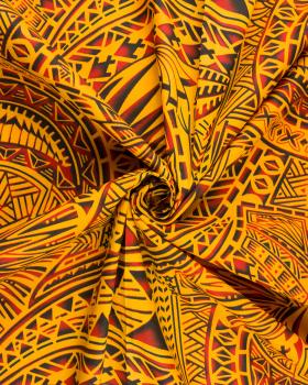 Polynesian fabric AERO Yellow - Tissushop